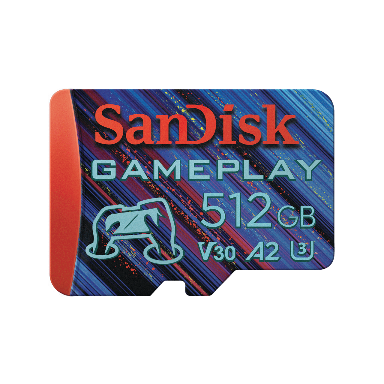 Sandisk GamePlay 512Gb (V30, UHS-I,U3, 190Mb/s) MicroSDXC 記憶卡 #sDsQXAV-512g-gN6XN