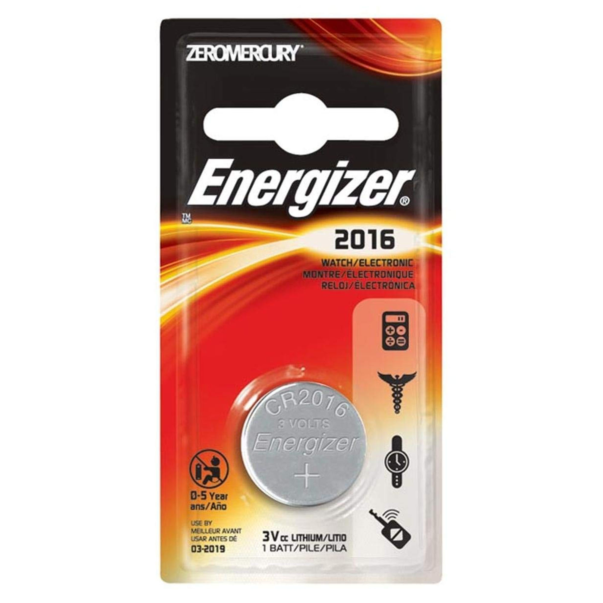 Energizer CR2016 3V Lithium Battery (1P)