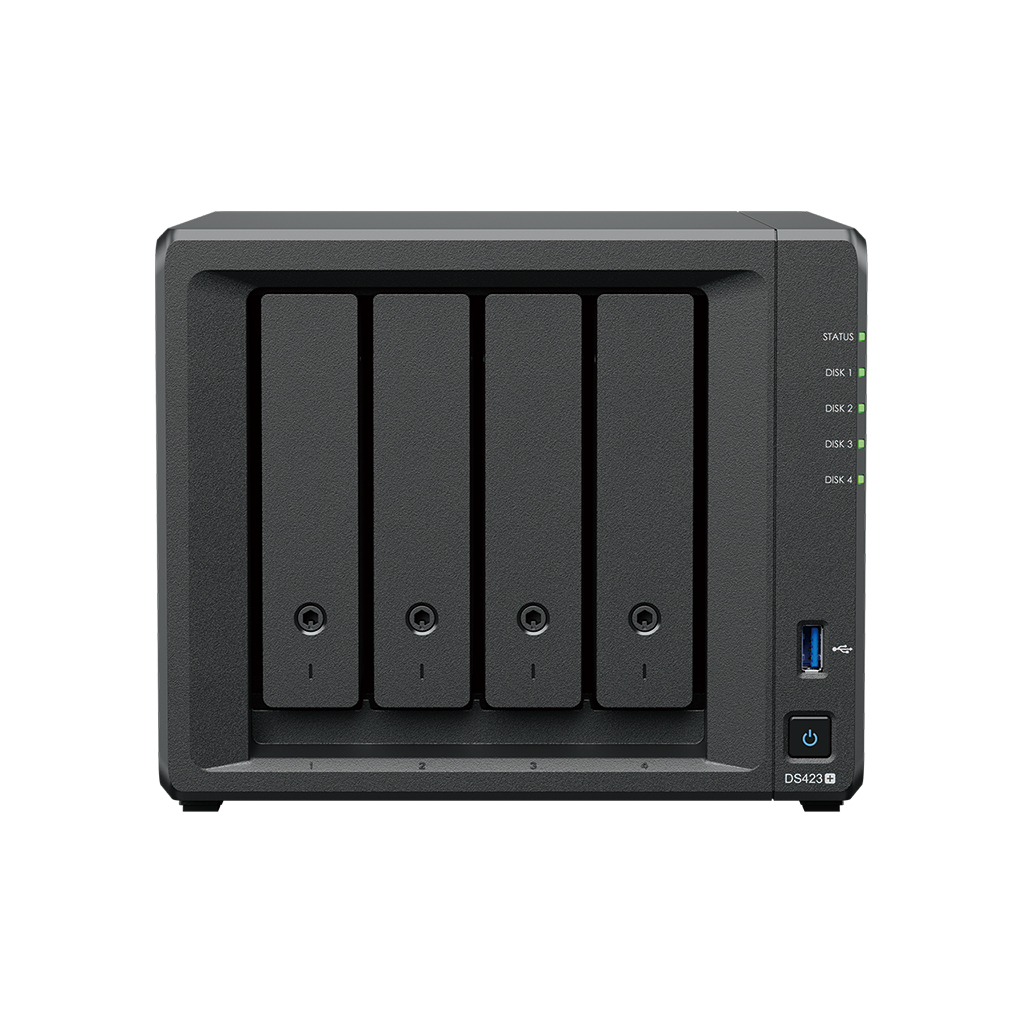 Synology Ds423+ 4-bay 網絡儲存裝置 Quad-Core 2Gb NAS Disk Station w/2xGiga 2xUsb3.0 #15-130100901 (HD-Ds423+)