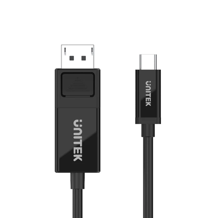 Unitek 6ft/1.8metre Usb-Type-C to DP-Male 8K DisplayPort v1.4 Cable (Black) #V1146A