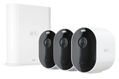 Arlo Pro 3 2K QHD Wire-Free Security IP Network Camera (3 Camera Package)