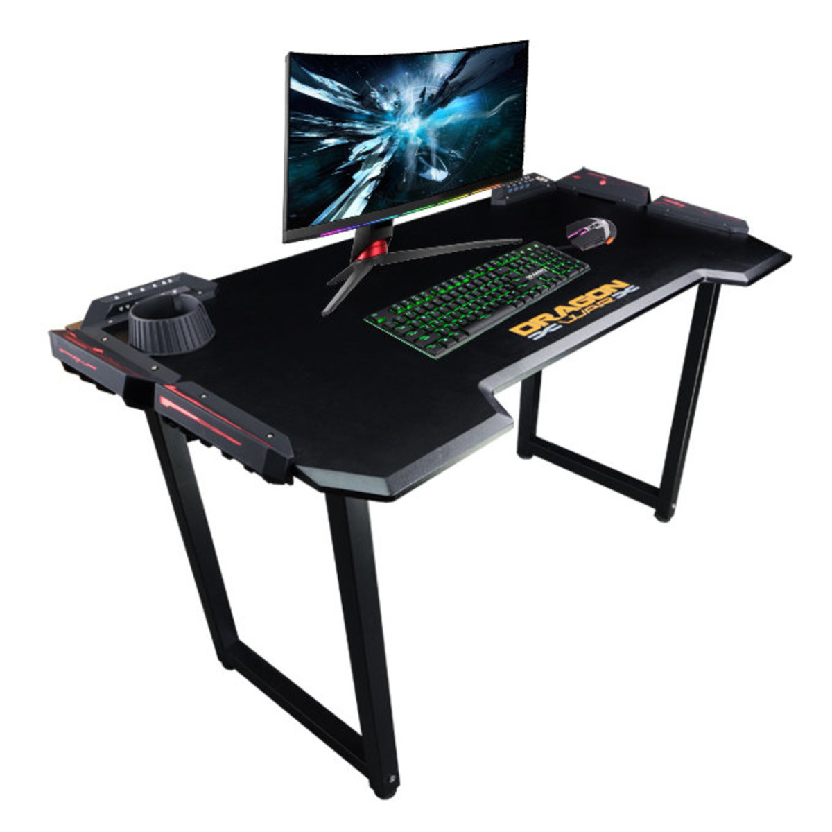 Dragon War GT-005 RGB Gaming Computer Desk