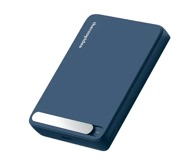 thecoopidea STACK+ 5000mAh Magnetic Wireless Power Bank (Blue)