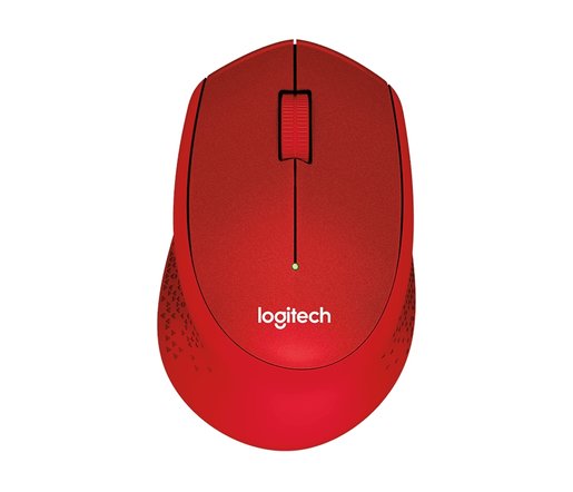 Logitech M331 無線靜音滑鼠 (紅色)