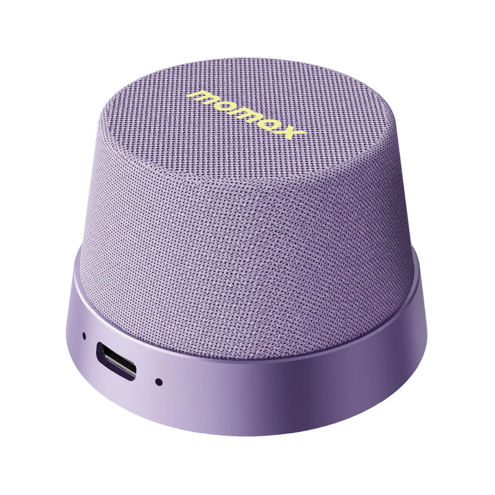 MOMAX 1-VibeGo Magnetic Portable Speaker - BT (Purple) #bs6HKU