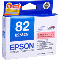 Epson 82 淺洋紅色原廠墨水盒 #T112680