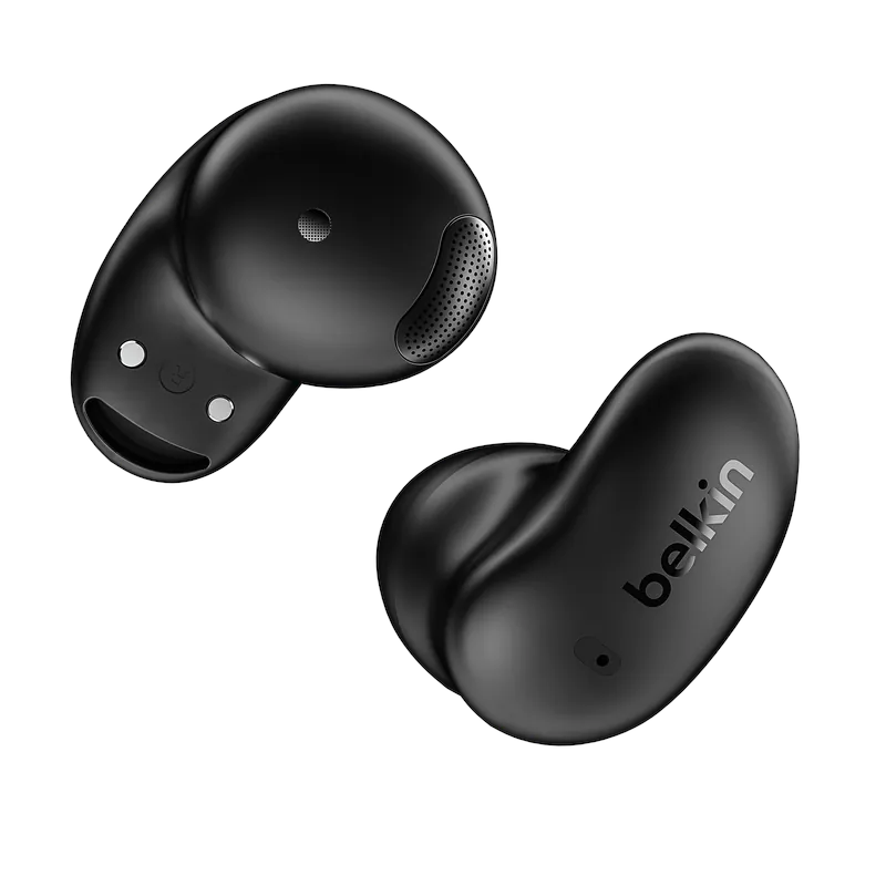 Belkin SoundForm Anywhere Stereo EarBud-Earphone Bluetooth v5.x (Black) #AUC014fqBK