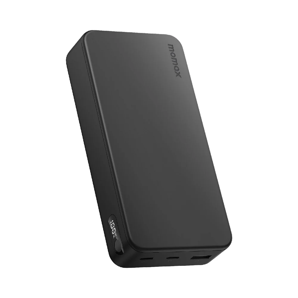MOMAX 1-PowerVital QC3.0+PD 20W 20000mAh Power Bank 3port Black #iP156D (CCC Cert.)