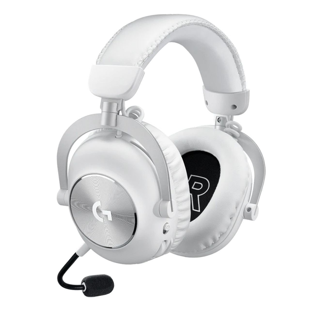 Logitech G Pro X 2 Lightspeed 7.1 Sound Wireless HeadPhone Bluetooth+3.5mm+Usb w/Mic (White) #981-001270