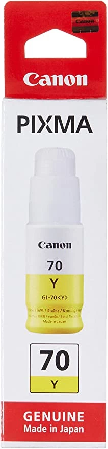 Canon GI-70 Y 原廠黃色墨水盒