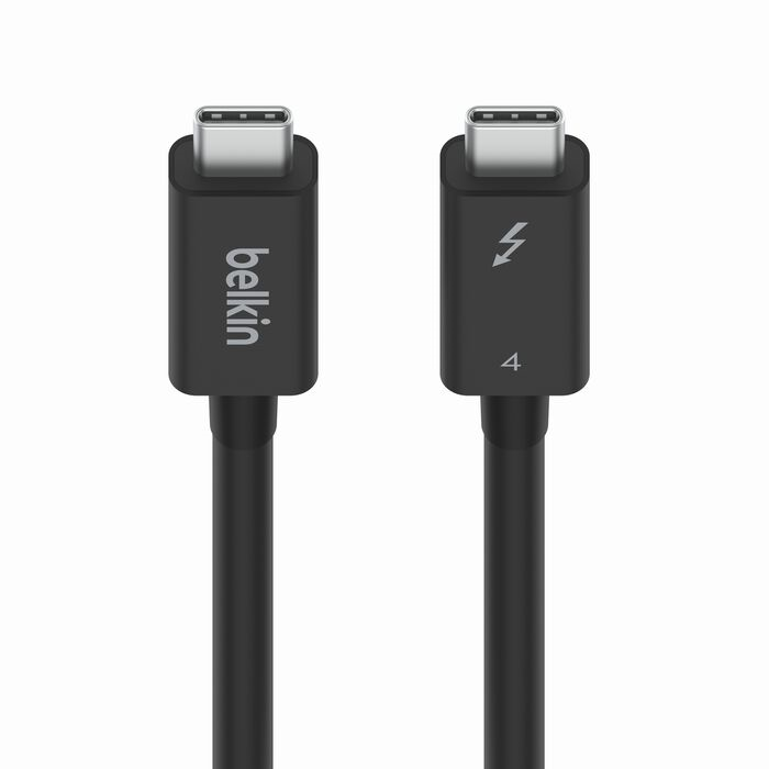 Belkin Connect Thunderbolt 4 1米 100W USB-C to USB-C 連接線 (黑色) #iNz003qc1MBK