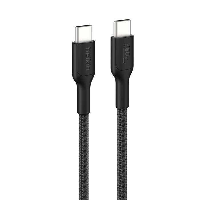 Belkin BoostCharge Pro 60W 1米 USB-C to USB-C 充電線 (黑色) #CAb024fq1MbK