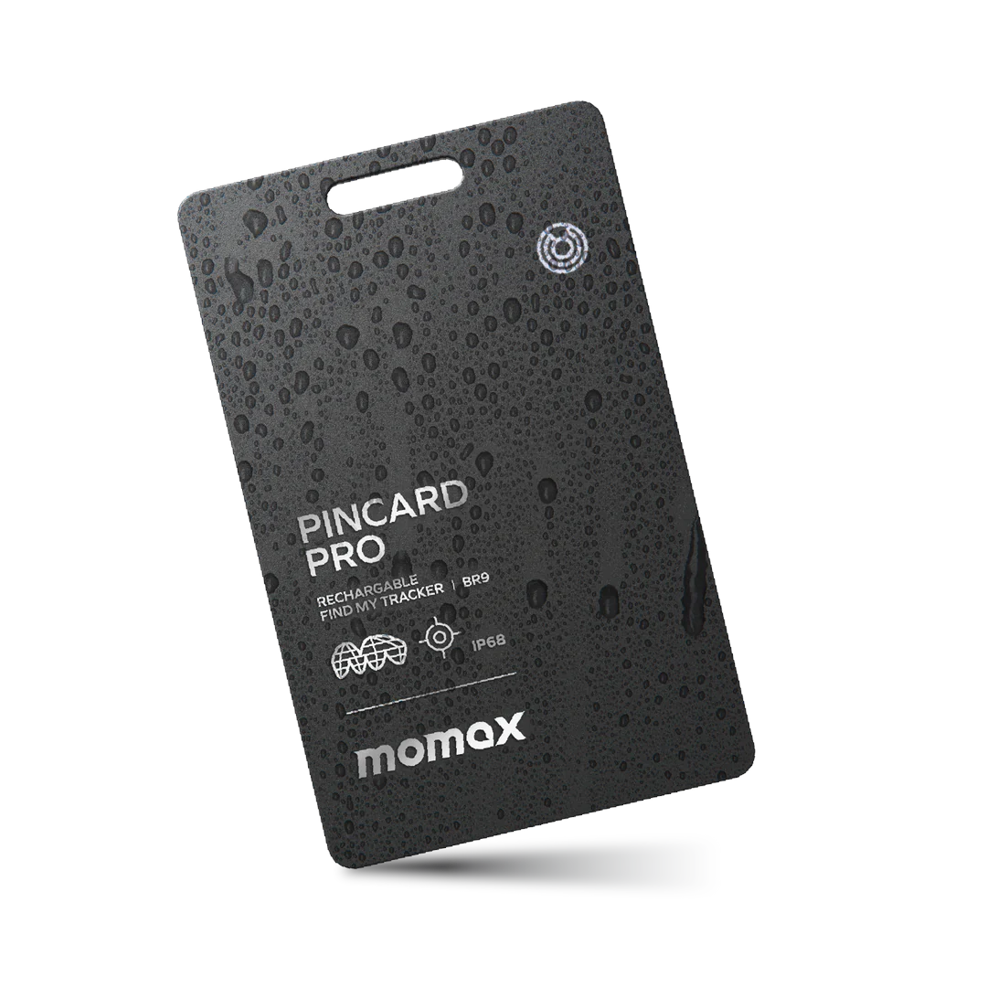 MOMAX 超薄全球可充電定位器 (黑色) #BR9
