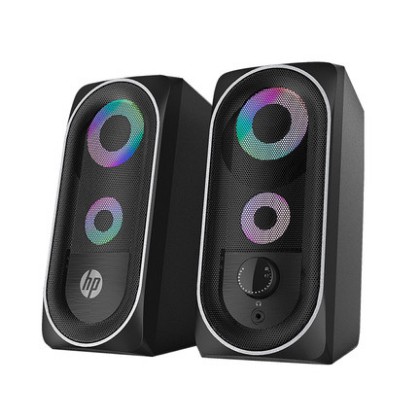 HP DHE-6001 2.0 MultiMedia Speaker - Usb+3.5mm+Volume (Black)