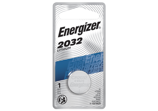 Energizer CR2032 3V 勁量鈕形鋰電池 1粒裝