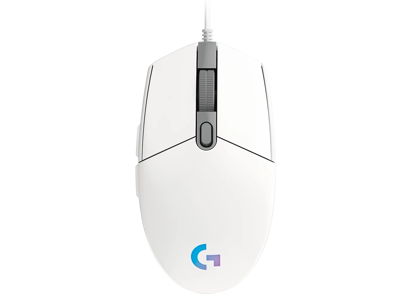 Logitech G G203 Gaming Corded Mouse - Usb (White) #910-005791