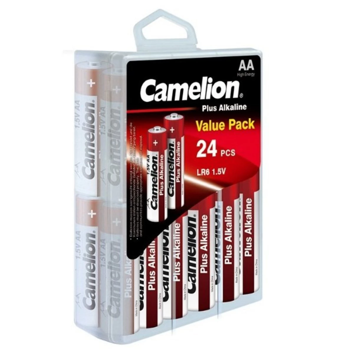 Camelion AA 高容量鹼性電池 24粒盒裝 #LR6-PbH24