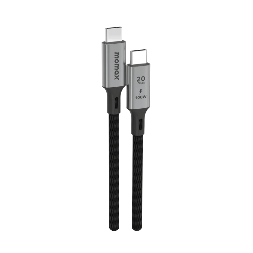 MOMAX Elite 2米 USB-C to USB-C Usb 連接線 PD (100W) (黑色) #DC32D