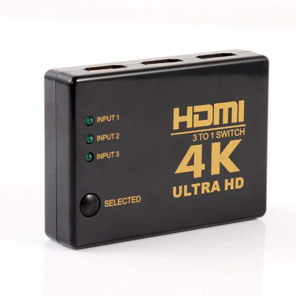 PC-Home 3in1out 4K HDMI 切換器 (附紅外線遙控) #3100001369