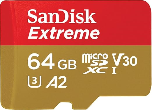 Sandisk Extreme (4K) 64Gb MicroSDXC UHS-I 記憶卡  #SDSQXAH-064G-GN6MN