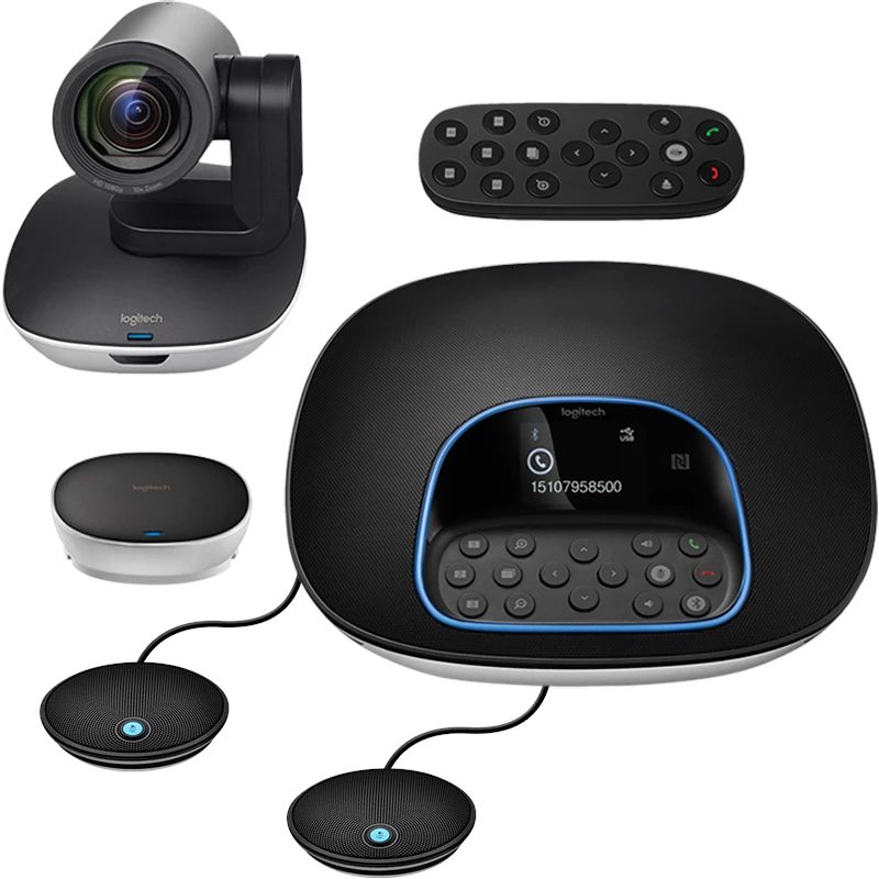 Logitech GROUP Video Conferencing System with Expansion Mics