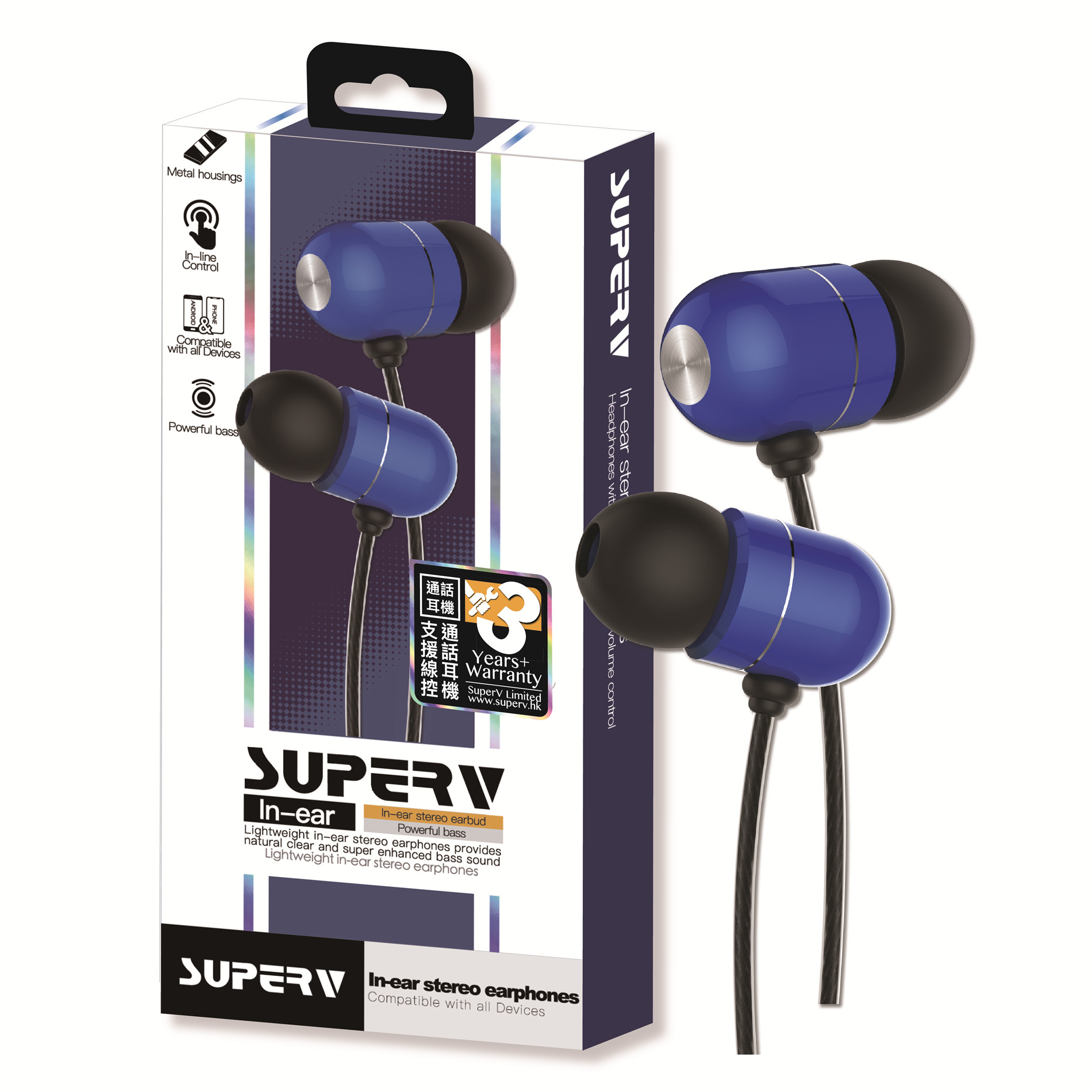 SuperV EP03 有線入耳式耳機麥克風