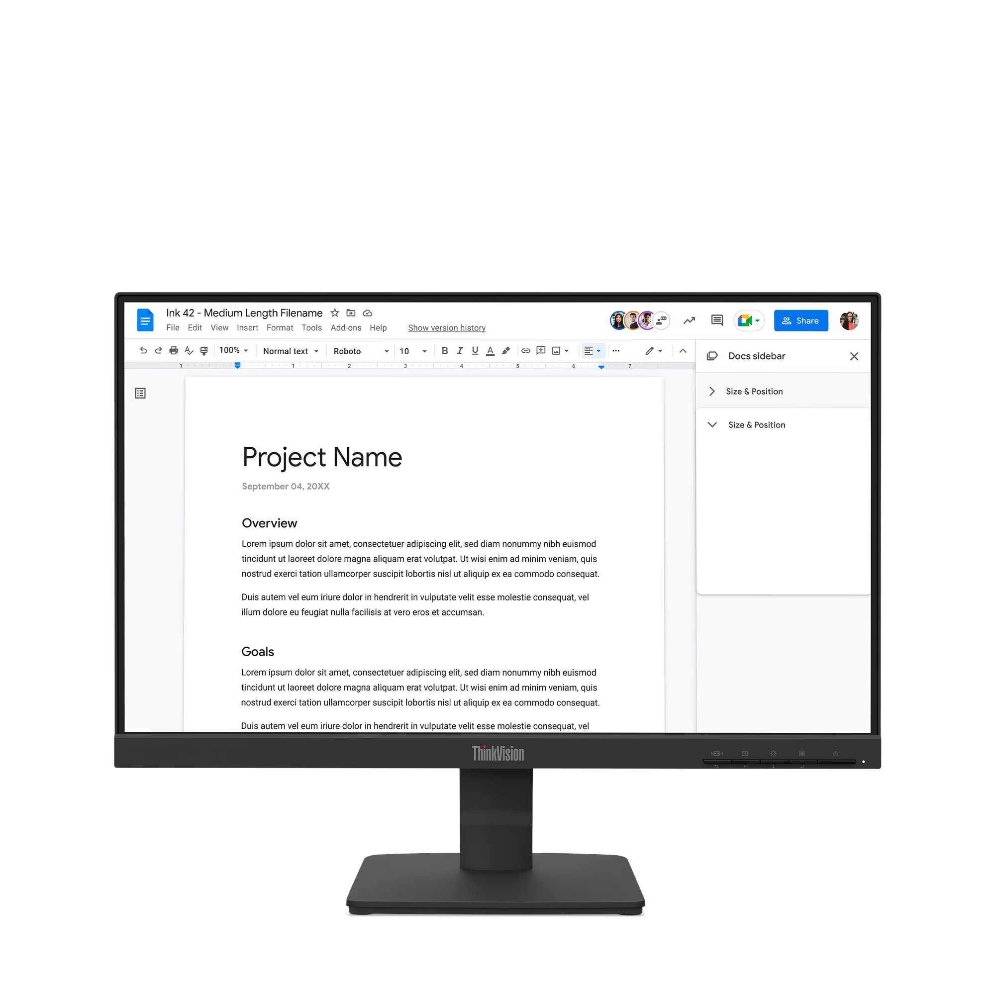 Lenovo ThinkVision S22-4e 22"(21.5",wide) 全高清顯示器#64CbKAR6MY