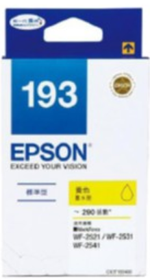 Epson 193 黃色原廠墨水盒 #T193483