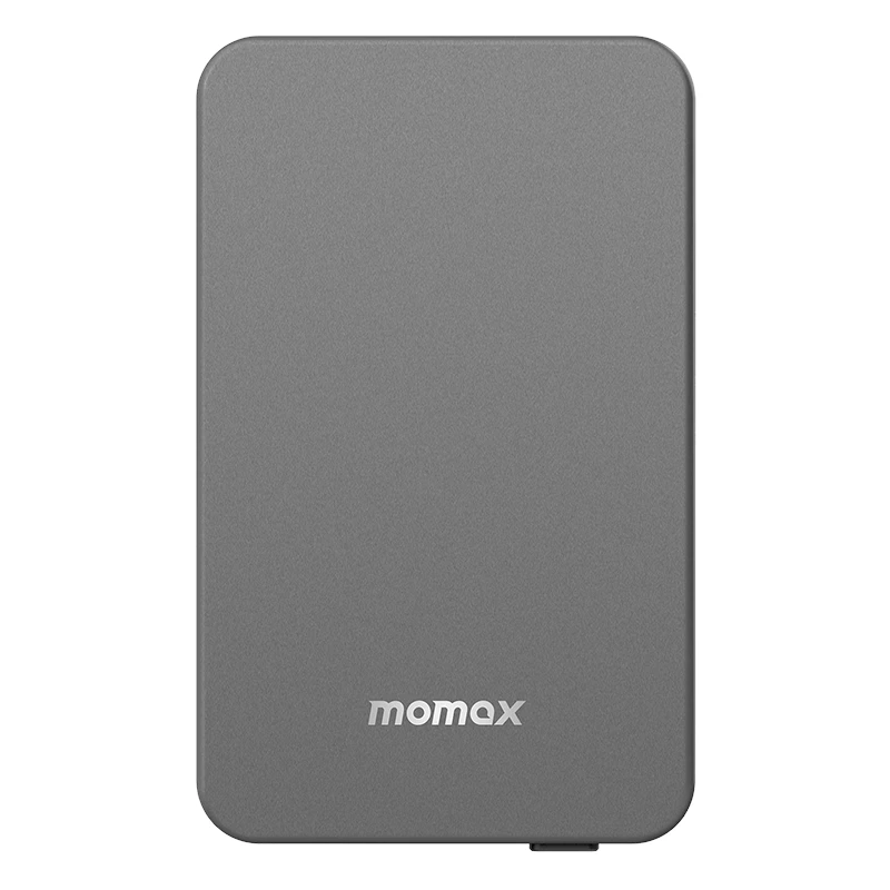 MOMAX Q.Mag Power 7 10000mAh 磁吸無線充行動電源 (太空灰) #iP107