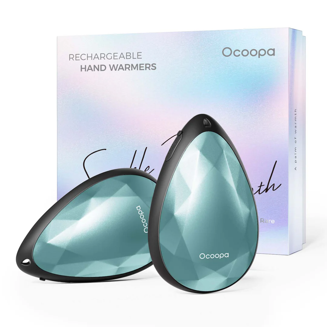 Ocoopa UT4 Rare 2000mAh Hand Warmer w/RGB light (Black Green) #UT3041-PK_PK