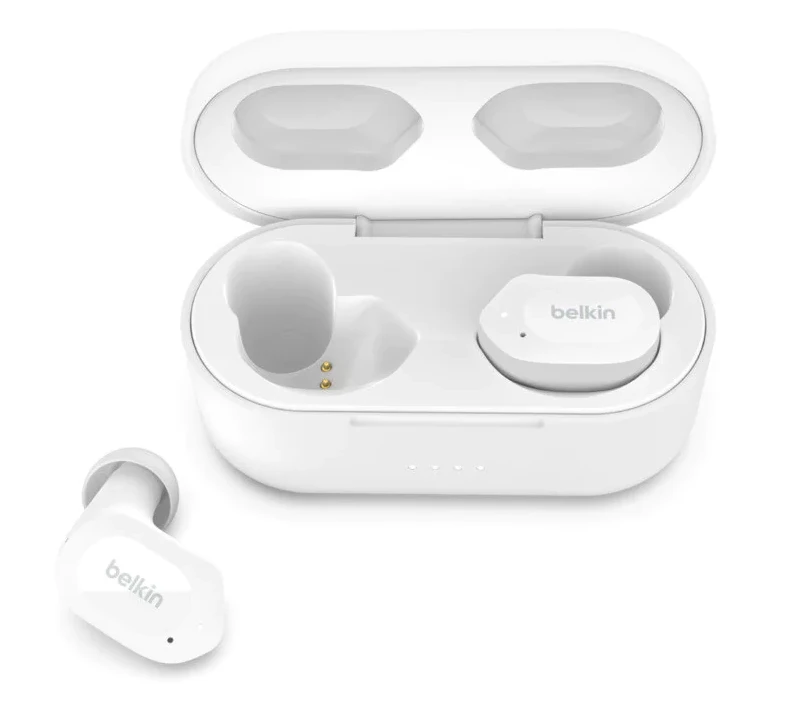 Belkin SoundForm Play True Wireless Earbuds (White)