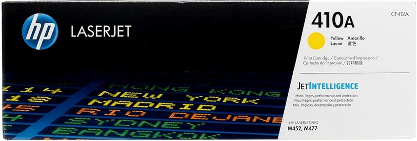 HP 410A Yellow Toner Cartridge #CF412a