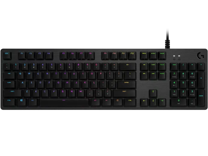 Logitech G512_Carbon (Clicky) Corded Mechanical Keyboard - Usb (Black) #920-008949