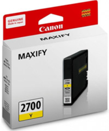 Canon Pgi-2700XL Y Original Yellow Ink Cartridge (High Capacity)