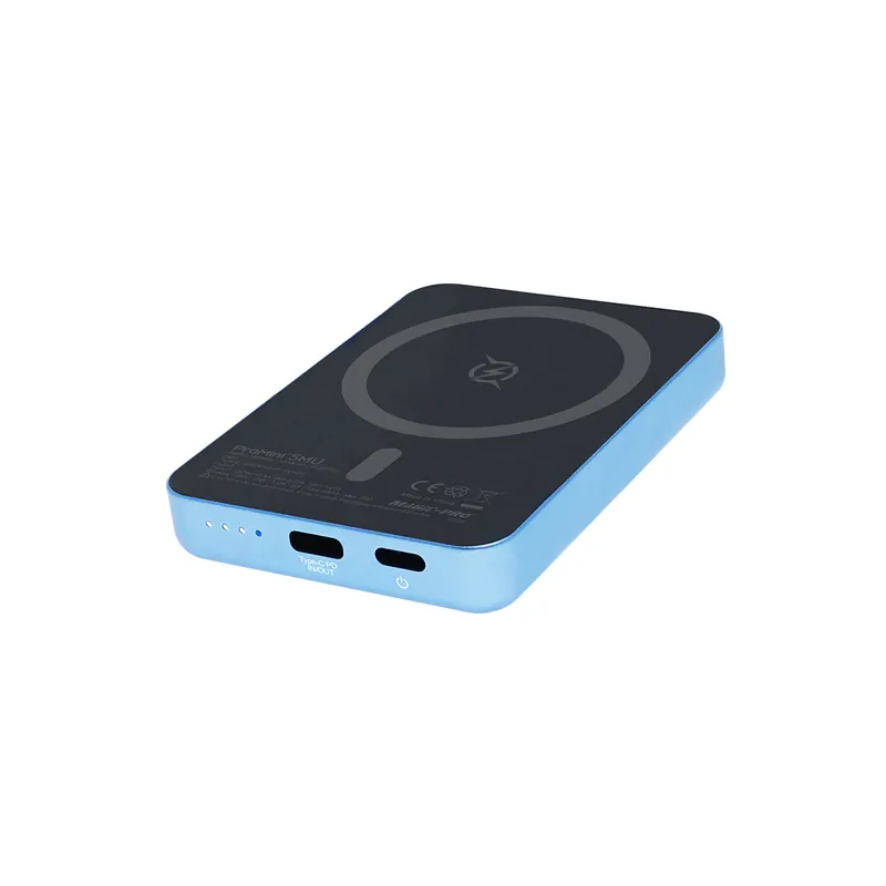 MagicPro ProMini 5MU 5000mAh 迷你磁吸無線快充行動電源 (天藍色) #PM-PB5MUSB