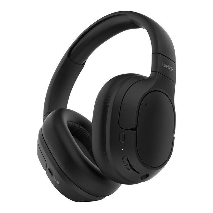 Belkin SoundForm Isolate 頭戴式無線降噪耳機 (黑色) #AUD008fqBK