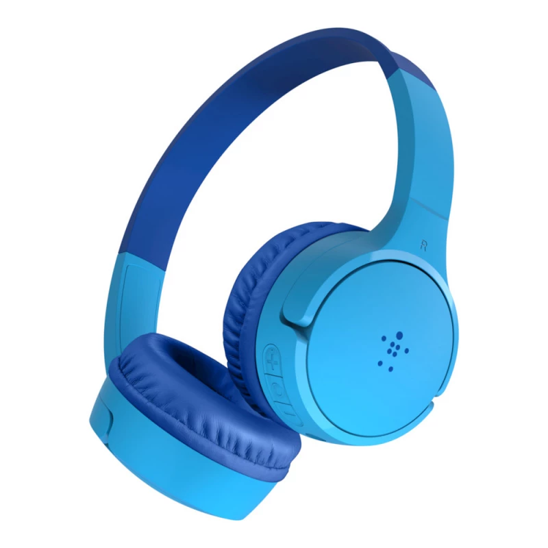 Belkin SoundForm Mini Wireless On-Ear Headphones for Kids (Blue)