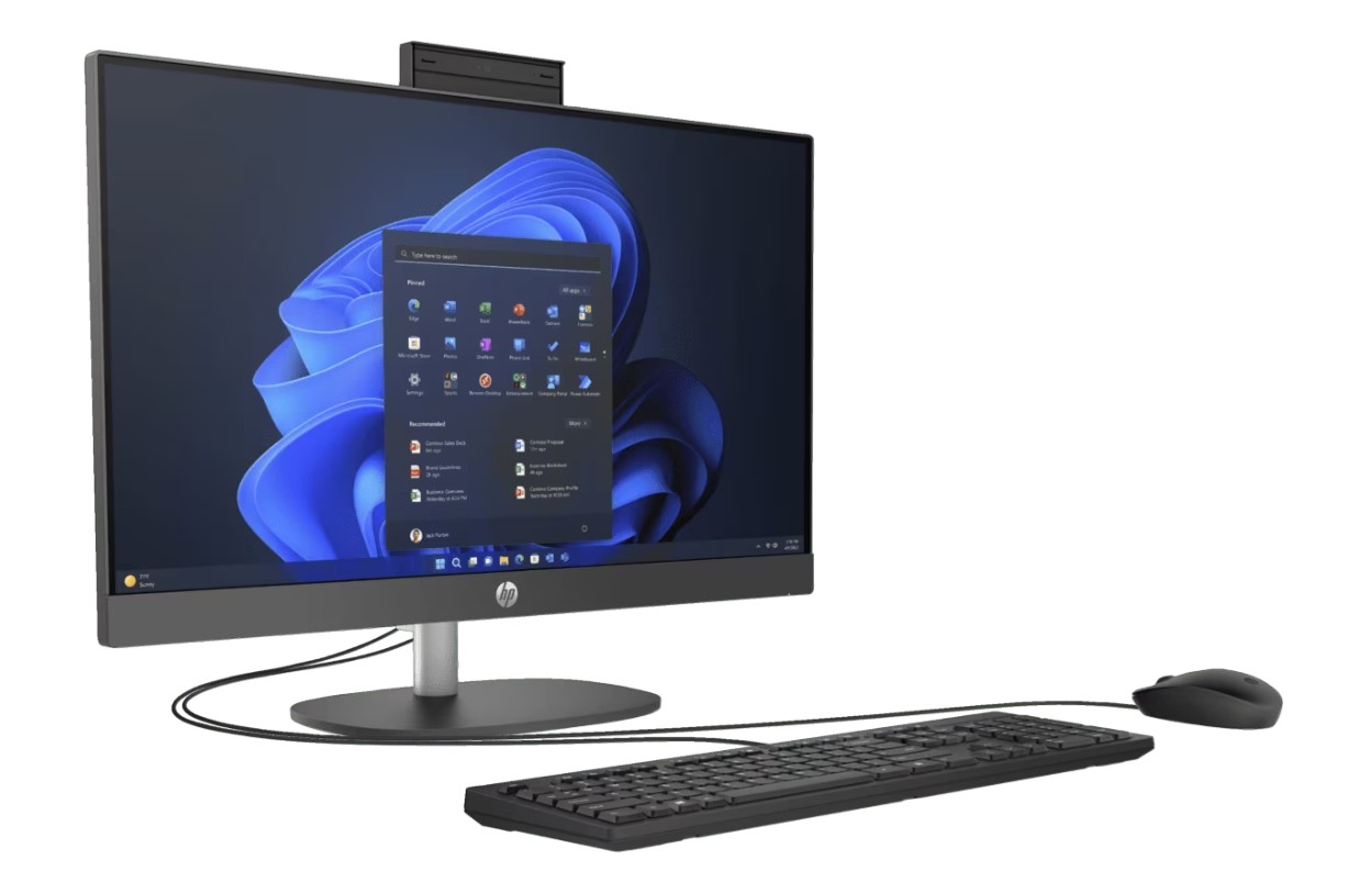 HP ProOne 240g10 Core-i5 16Gb 1Tb SSD 23.8" Non-Touch AiO PCs w/Win11Pro 多合一桌面電腦 #8R076PA#AB5