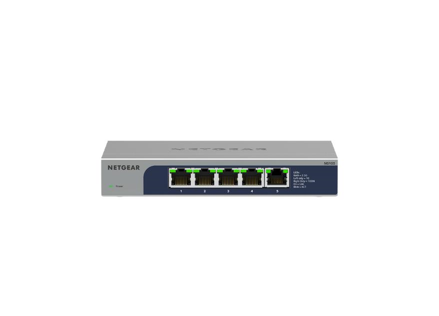 Netgear MS105 5port 2.5G 以太網非網管交換機 #Ms105-x00