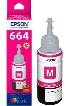Epson 664 洋紅色原廠墨水瓶 #T664300