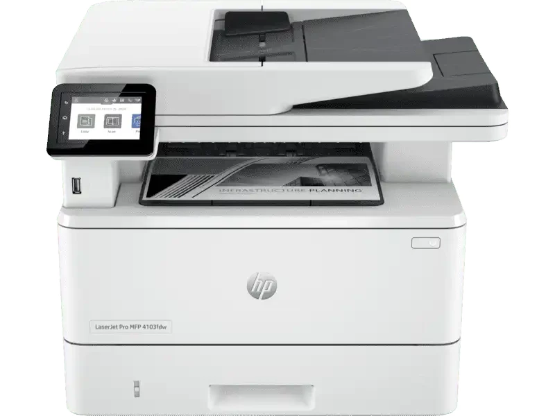 HP LaserJet Pro MFP 4103fdw 無線四合一鐳射打印機 #2Z629A
