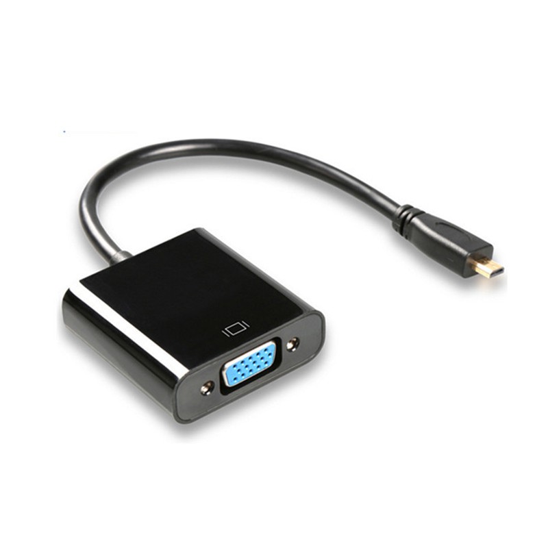 E-Mega Micro-HDMI to VGA 轉換器 (附3.5mm音頻輸出)