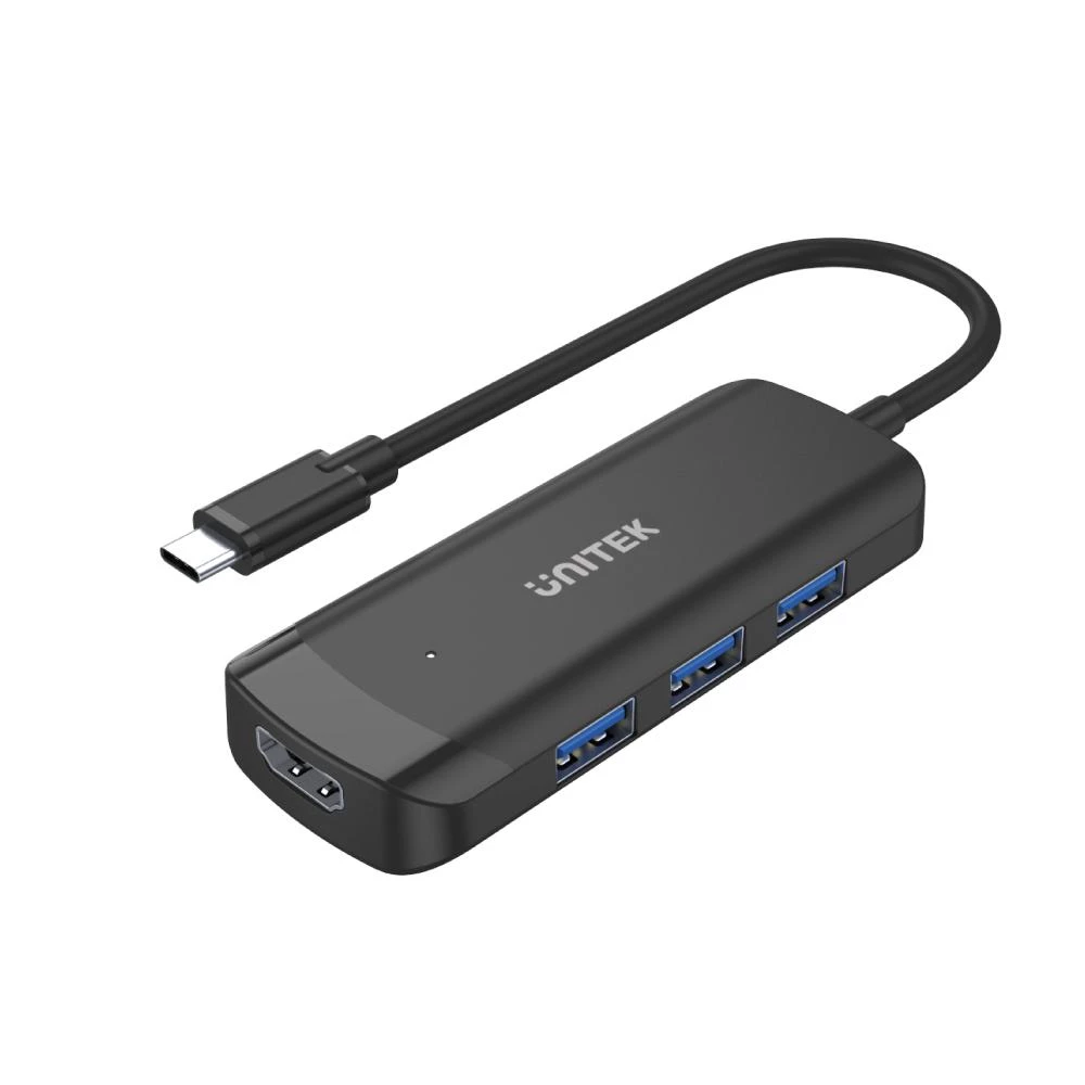 Unitek uHUB Q4+ 4-in-1 Powered USB-C Hub #H1110b