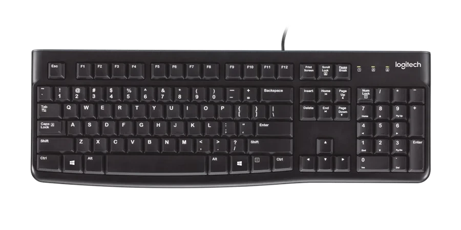 Logitech K120 USB 標準有線中文鍵盤