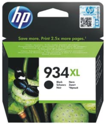 HP 934XL 黑色原廠墨盒 (高用量) #C2P23aa