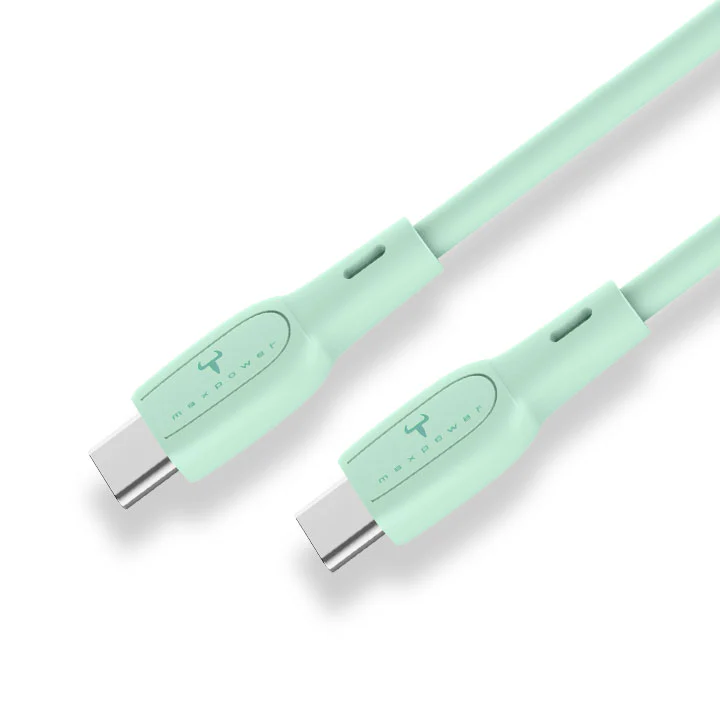 2theMax YY110C 1米 60W USB-C to USB-C 充電線 (綠色) #D24418-Mb-g