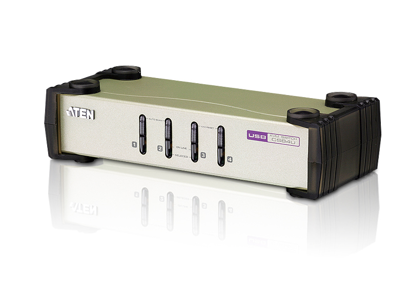 Aten CS84u 4埠PS/2-USB VGA KVM多電腦切換器 #Cs84u