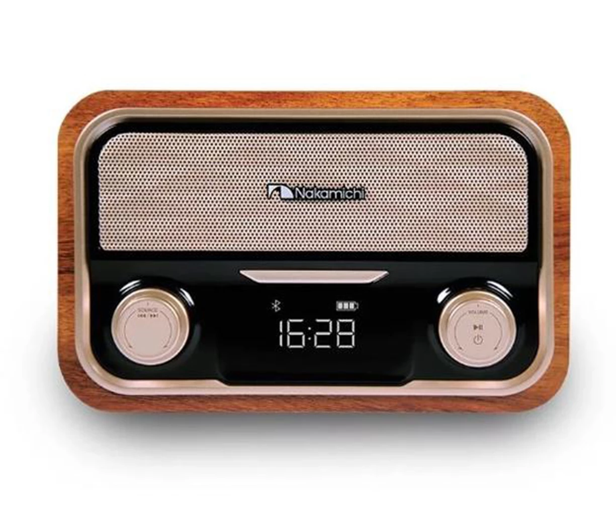 Nakamichi Soundbox Lite Retro Wooden Bluetooth Speaker