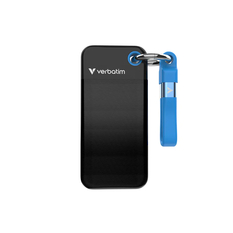 Verbatim Pocket SSD 2TB Usb-C 外置SSD  (黑藍色) #32195