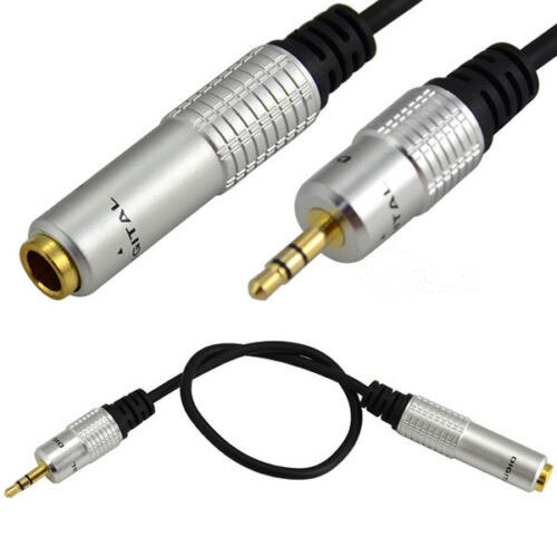 PC-Home 3.5mm Aux轉6.5mm Jack(母)音頻線 (0.2米/8吋)